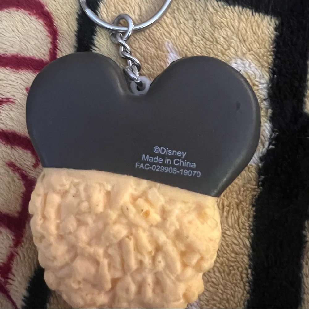 Disney Mickey Mouse Icon Foam Keychain - Rice Krispy Treat/chocolate ears